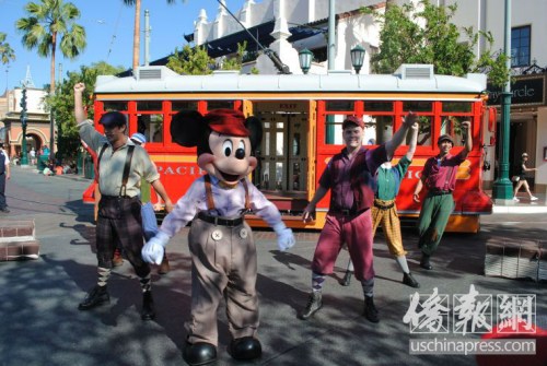 迪士尼乐园。(图片来源：美国《侨报》李青蔚/摄)
