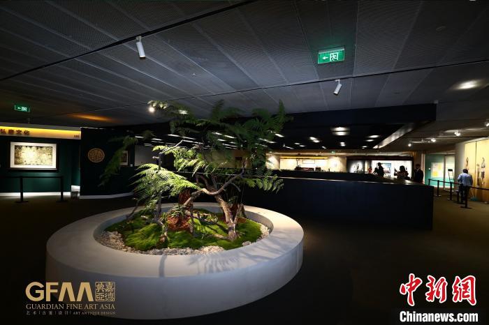 《荒野·城市山林——大型植物装置艺术》现场。主办方供图