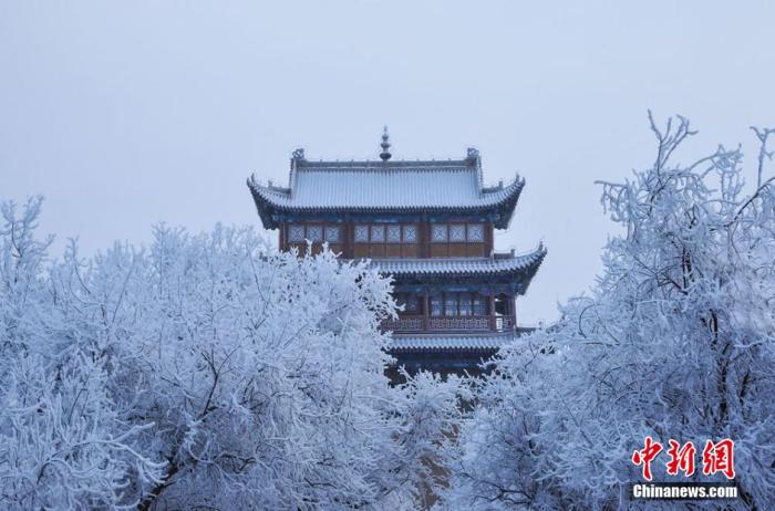 资料图：小寒时节，甘肃嘉峪关市迎来了一场大雪。师永红 摄