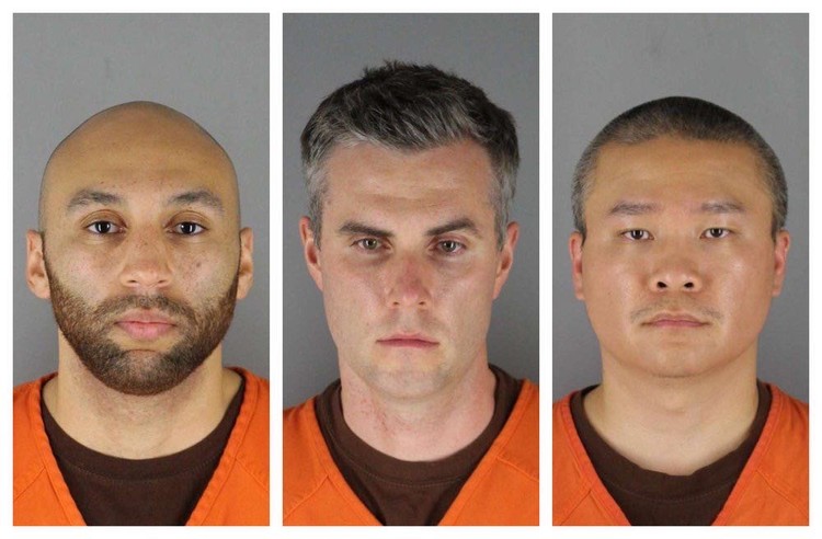 ​美国弗洛伊德案另外3名涉事警察出庭受审