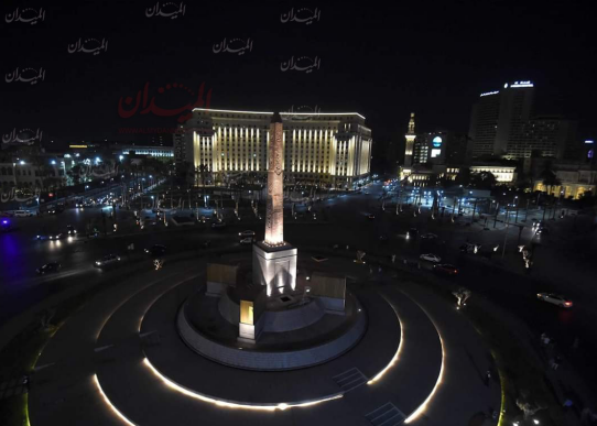 埃及开罗解放广场改造完工 百年广场惊艳亮相