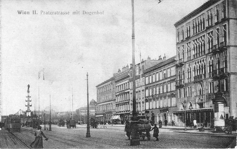 △1908年的奥地利维也纳街景 / wiki
