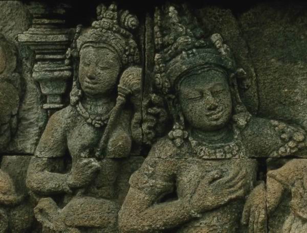 婆罗浮屠中的浮雕