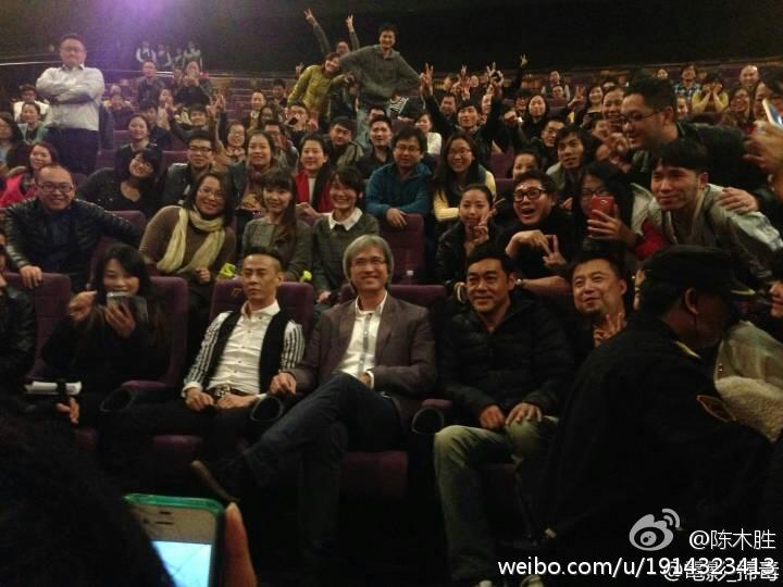 在《扫毒》上映期间，陈木胜与主演们在内地多家影院做路演