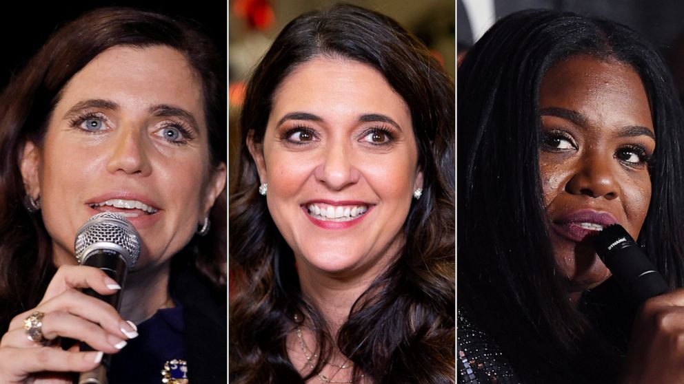 PHOTO: Women who won House races in 2020, from left, Republican Nancy Mace, Republican Stephanie Bice, and Democrat Cori Bush.
