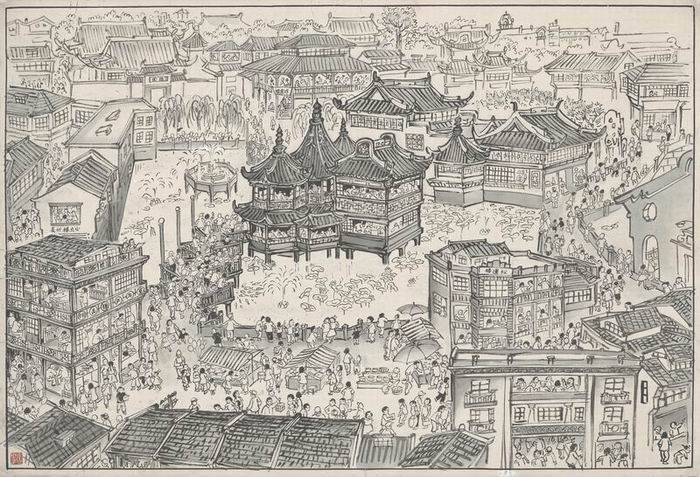  上海城隍庙（约1959年）