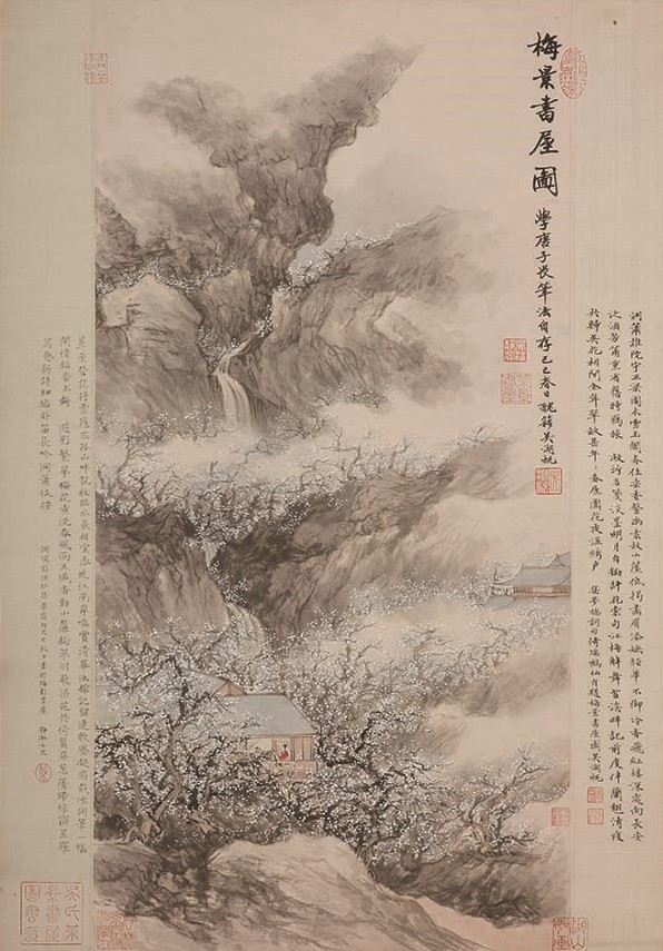 吴湖帆作于1929年的《梅景书屋图》，上海博物馆藏
