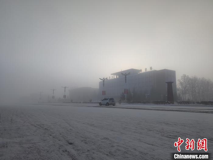 图为极寒天气下的内蒙古呼伦贝尔。内蒙古气象局供图