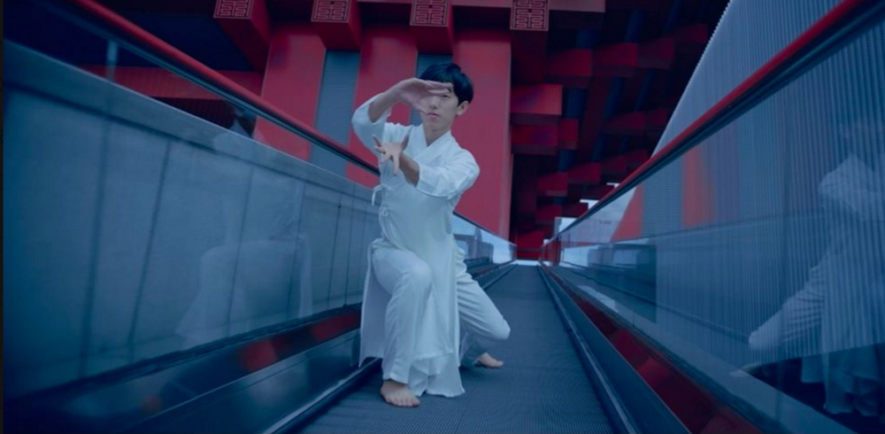 “舞极限”舞蹈影像作品在中华艺术宫拍摄