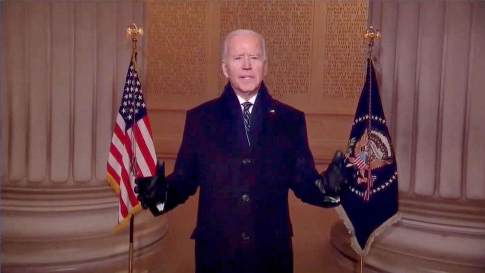 PHOTO: President Joe Biden speaks at the 