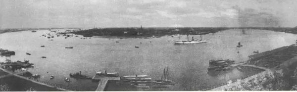 1900年，浦西看浦东