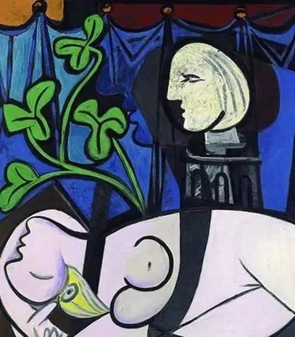 皮诺藏品：毕加索作品《Nude，Green Leaves, and Bust》 1932年