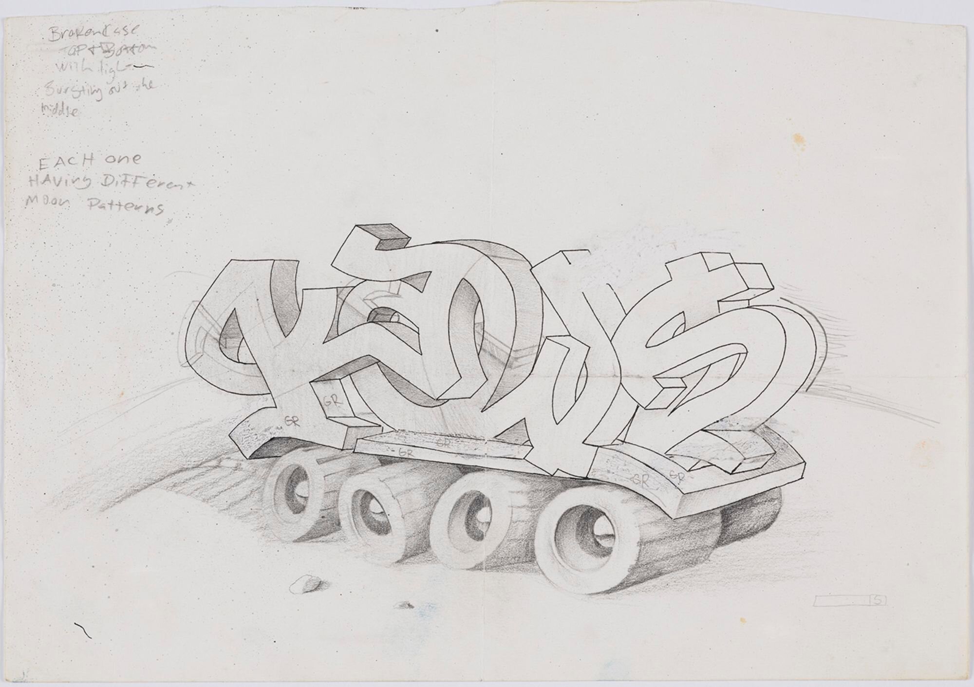 KAWS的标签，1994