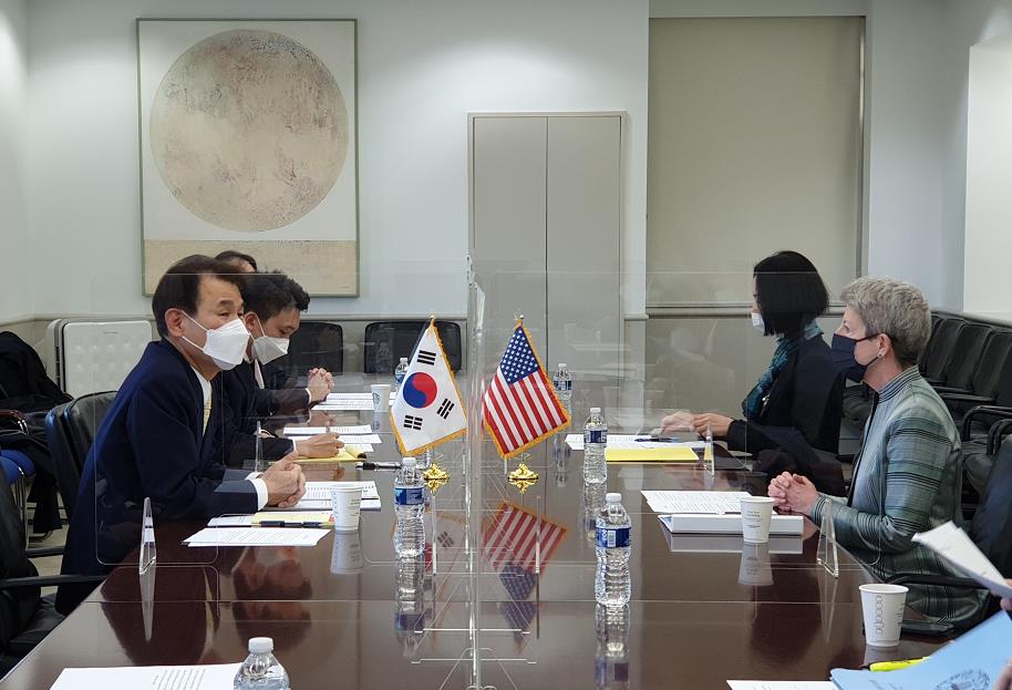 韩美第11份防卫费分担协定谈判 图片来源：韩国外交部