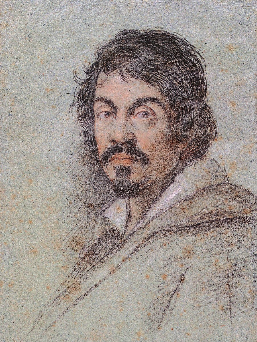 Ottavio Leoni《卡拉瓦乔肖像》1621 图源：wikipedia​​​
