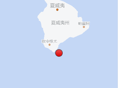 中国地震台网截屏图。