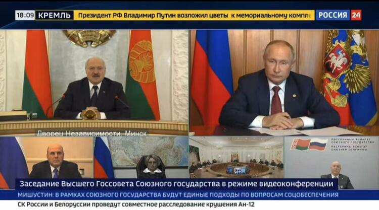 俄罗斯总统普京和白俄罗斯总统卢卡申科签署联盟国家一体化法令