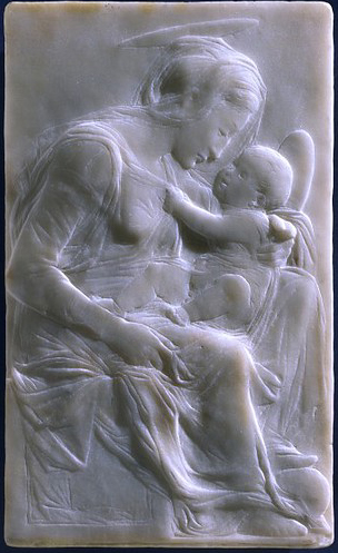 多纳泰罗，“达德利·麦当娜”，V&A藏，这是多纳泰罗最著名的圣母像
