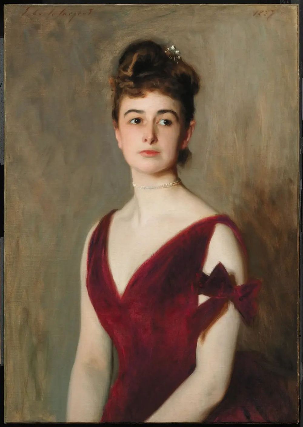 《英吉斯夫人的肖像》，约翰·辛格·萨金特，1887年，布面油画