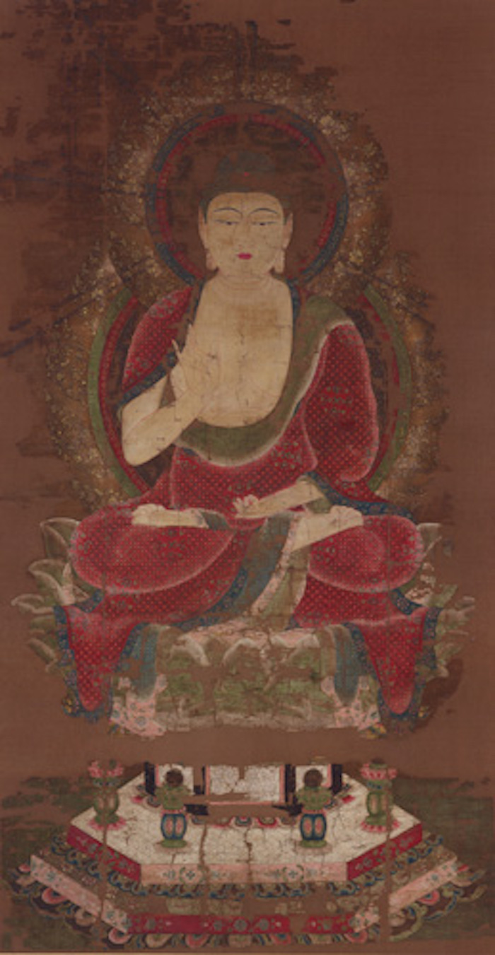《释迦如来像》，平安时代（12世纪），京都神护寺，日本国宝，6月7日-6月19日展出