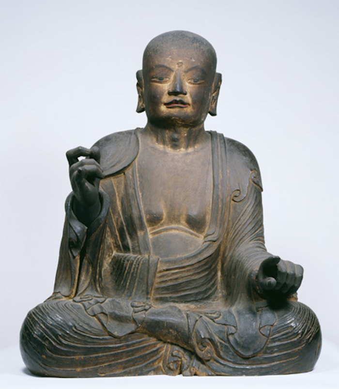 行教律师坐像，平安时代（9世纪），京都・神応寺