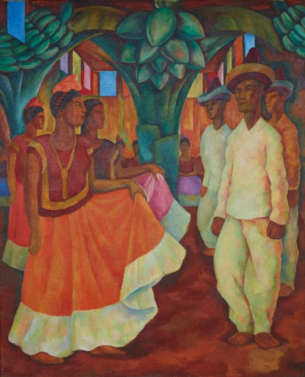 《特万特佩克的舞蹈》（Dance in Tehuantepec），1928