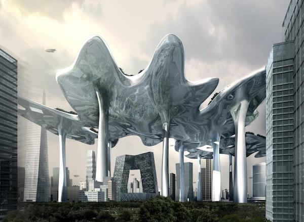 马岩松作品《北京2050》概念图 