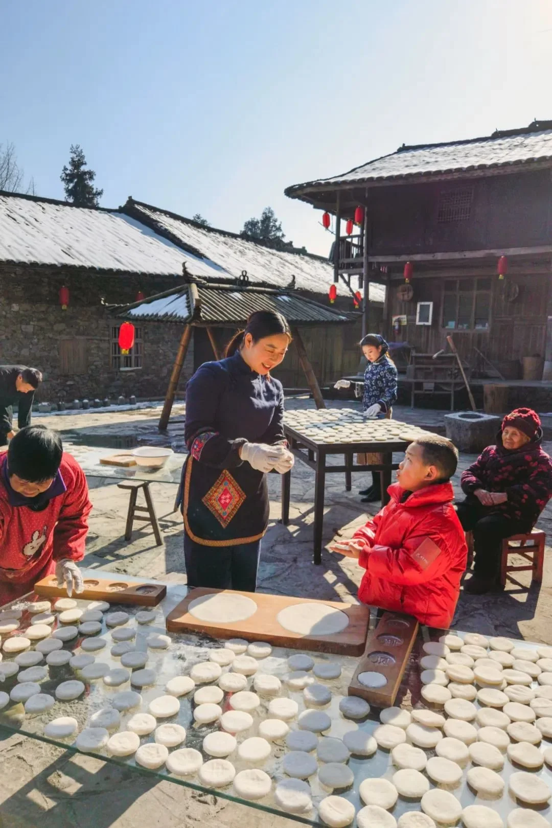 湖北恩施南河村楸木园的老院子里，