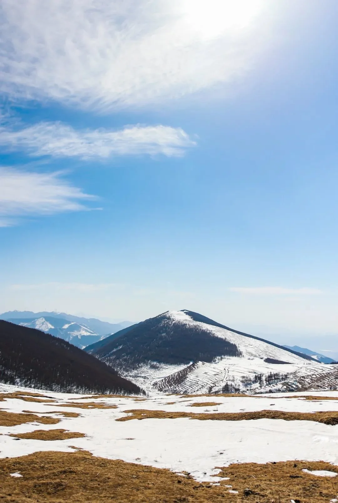 ● 2023年3月初的南台，还是白雪皑皑。