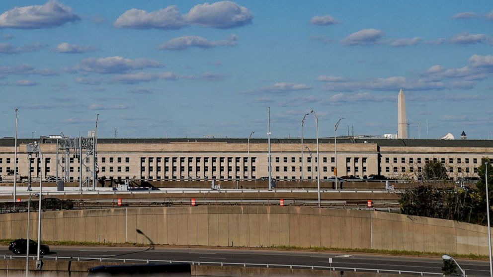 PHOTO: The Pentagon building is seen in Arlington, Virginia, U.S. October 8, 2020.