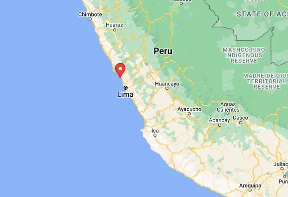 钱凯港位于秘鲁首都利马以北约80公里处